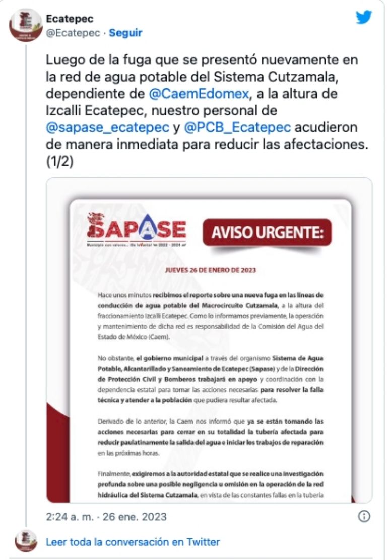 Inundación Ecatepec 