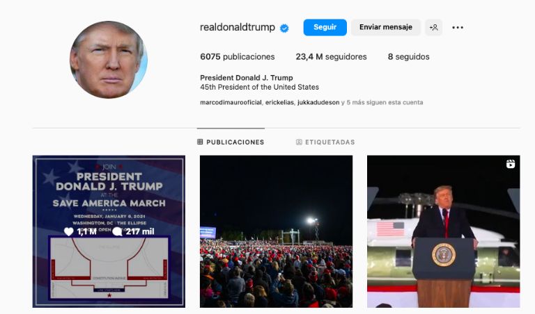 Trump Instagram 