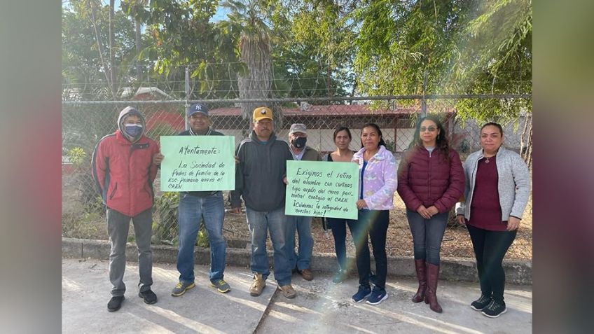 Piden mayor seguridad para sus hijos en la Primaria Ricardo Flores Magón en Navojoa