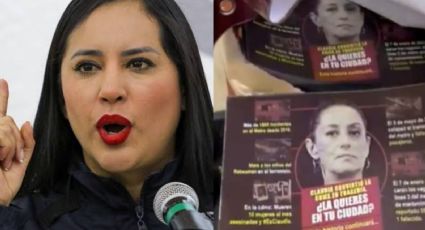 VIDEO: Tras hallazgo de publicidad contra Claudia Sheinbaum, Sandra Cuevas rechaza operativo