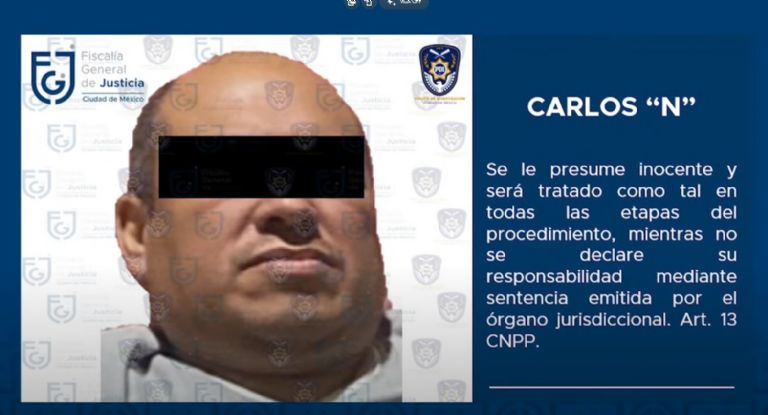 Chofer detenido 