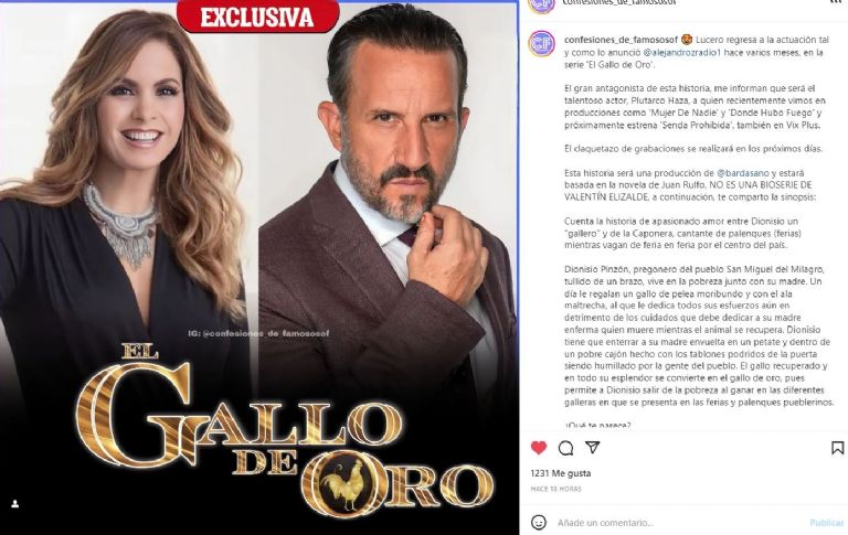 Lucero volvería a las novelas