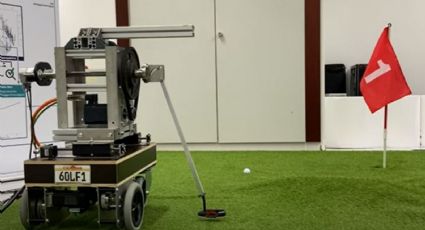 VIDEO: Expertos crean a un robot capaz de jugar golf; descubre cómo es que funciona