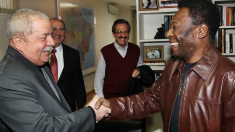 Lula da Silva y Pelé 