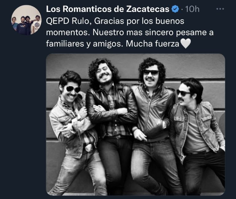 Los Románticos de Zacatecas están de luto. Foto: Internet