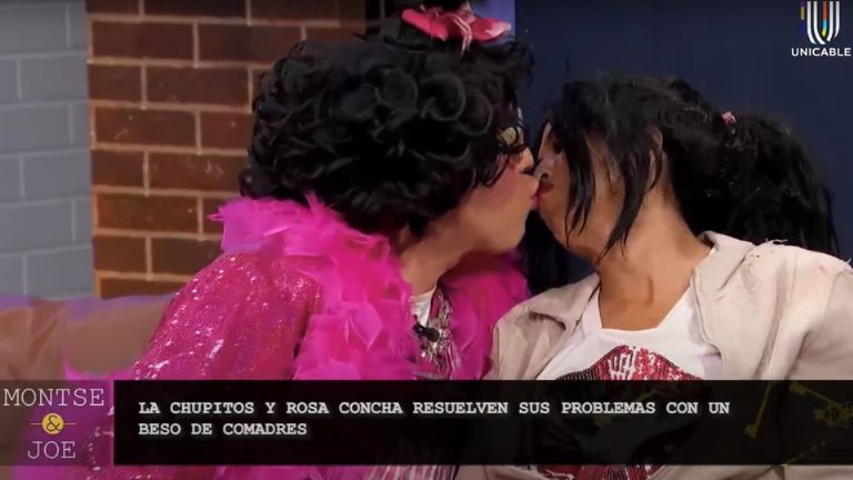 Rosa besó a La Chupitos