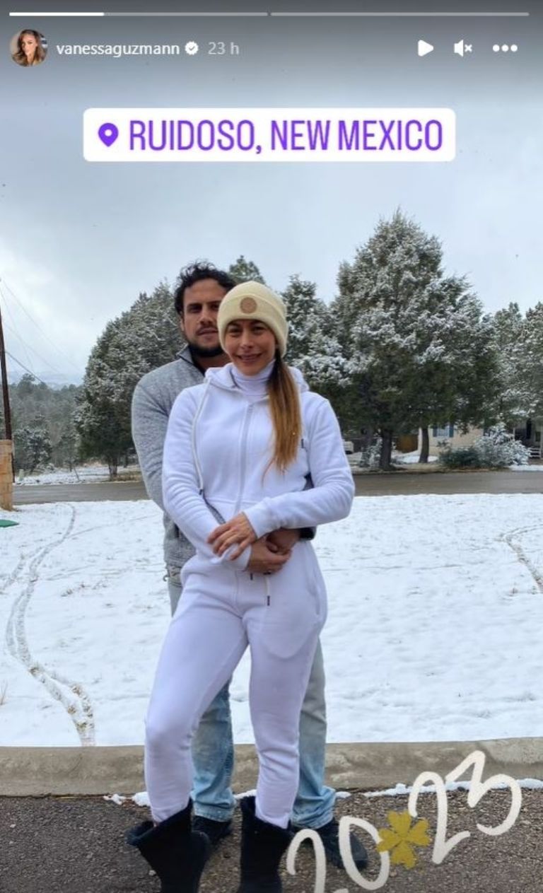 Vanessa presumió a su joven novio