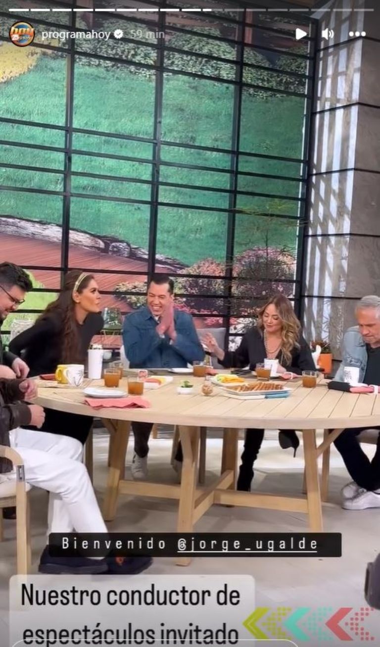 Jorge regresó a Hoy