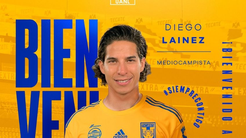¡Ya es de Tigres! Los felinos hacen oficial el fichaje de Diego Lainez; ¿cuándo juega contra América?