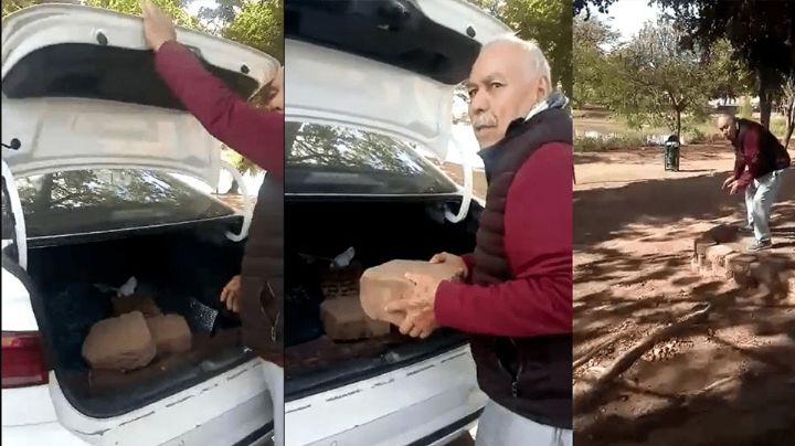 "Se malinterpretó", exregidor dice que "no quería robar" los adoquines de la Laguna del Náinari