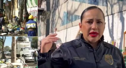 Sandra Cuevas retira toneladas de basura de la Cuauhtémoc y deja mensaje a Franeleros