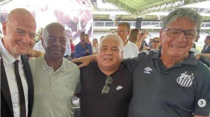 Gianni Infantino responde a las criticas generadas por 'selfie' en el funeral de Pelé