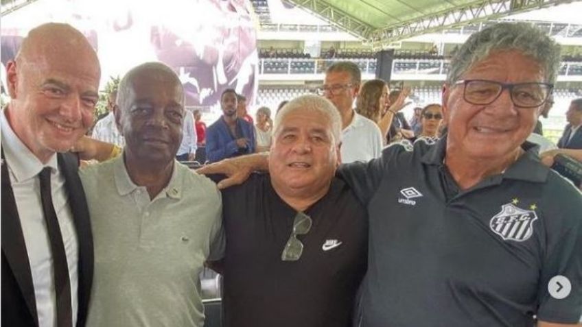 Gianni Infantino responde a las criticas generadas por 'selfie' en el funeral de Pelé