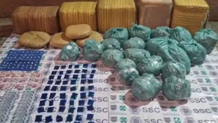 ¡Histórico decomiso! Caen sujetos con más de 150 kilos de marihuana en Ciudad de México