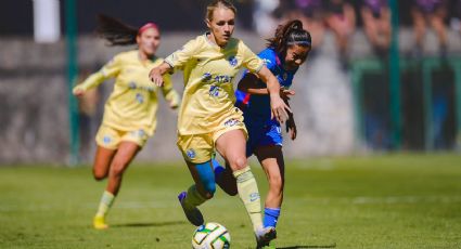 América no pudo pasar del empate ante Cruz Azul en la Liga MX Femenil; así fueron los goles