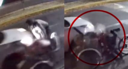 (VIDEO) Fue a propósito: Conductor atropella a un vendedor de tamales ahora en Tlalnepantla