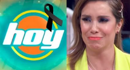 Luto en Televisa: Tras dar a luz, Andrea Escalona vuelve a 'Hoy' y llora en vivo por trágica muerte