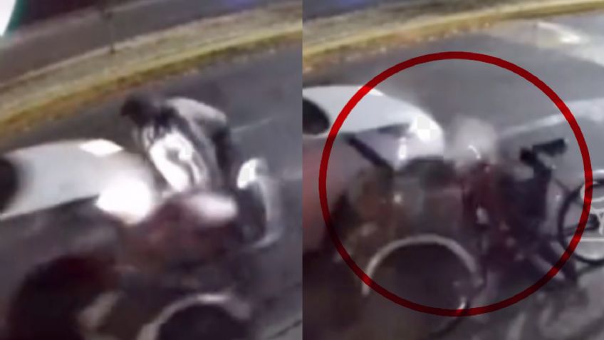 (VIDEO) Fue a propósito: Conductor atropella a un vendedor de tamales ahora en Tlalnepantla