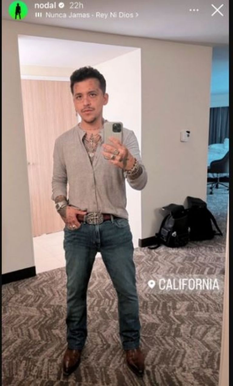 Christian Nodal cambia su 'look' y enamora a fans