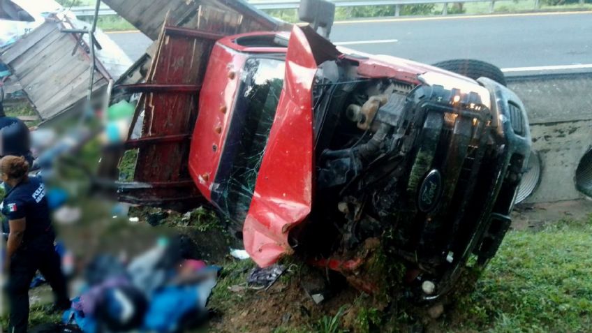 Fatídico accidente: 10 migrantes cubanos pierden la vida tras volcadura en Chiapas