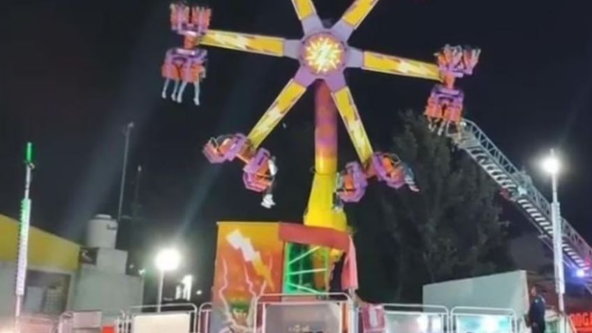Feria de Coacalco 2023: Así fue la falla de juego mecánico que generó momentos de pánico