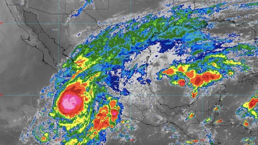 Huracán 'Lidia' toma más fuerza y ahora es categoría 3; está apunto de tocar Puerto Vallarta