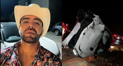 FOTOS: Afamado cantante del regional mexicano sufre fuerte accidente en Guadalajara