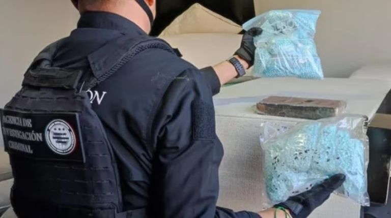 Desmantelan narcolaboratorio de fentanilo en Mexicali