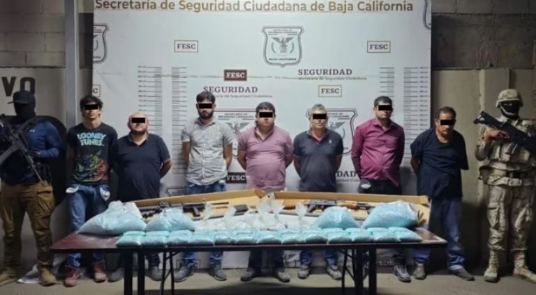 Desmantelan narcolaboratorio de fentanilo en Mexicali