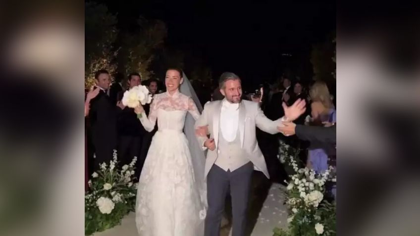 Michelle Salas se casa: Luis Miguel la entrega en el altar y disfruta la boda con Paloma
