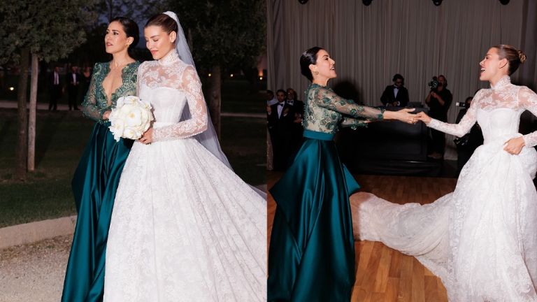 Michelle Salas estuvo acompañada por Luis Miguel en su boda