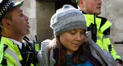 La joven activista Greta Thunberg es detenida en Londres tras una confrontación; esto sucedió