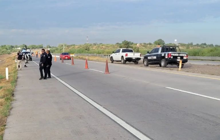 Hallan cadáver en puente de Ciudad Obregón. Foto: Facebook