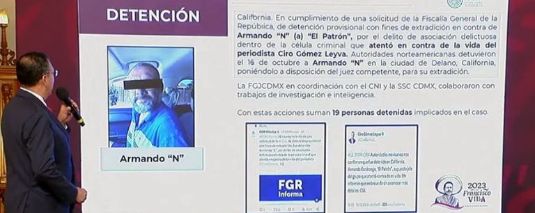 Confirman detención de 'El Patrón'. Foto: SSPC