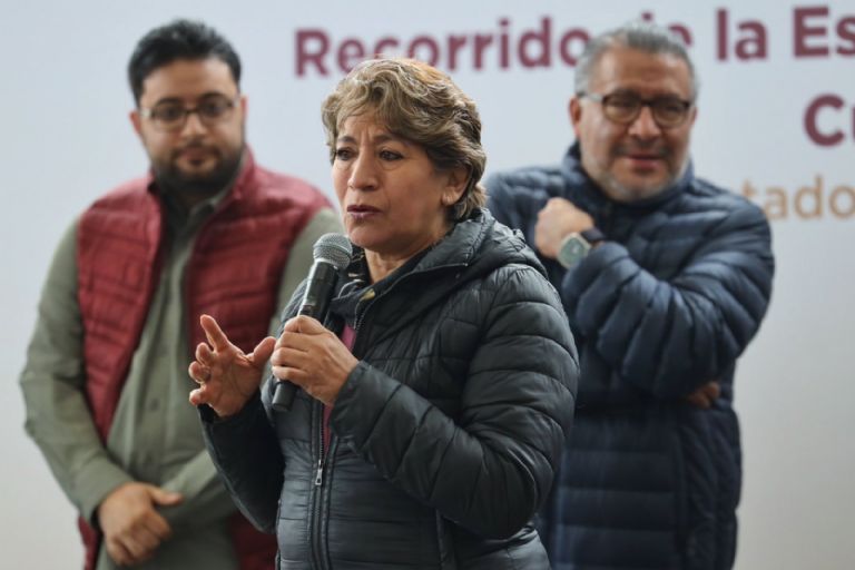 Delfina Gómez recorre Naucalpan