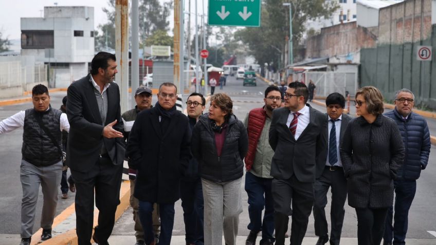 Delfina Gómez rescatará Cuatro Caminos de la delincuencia; realiza recorrido en el Cetram