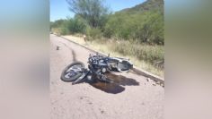 Motociclista termina herido de gravedad tras ser embestido por un automóvil en Álamos