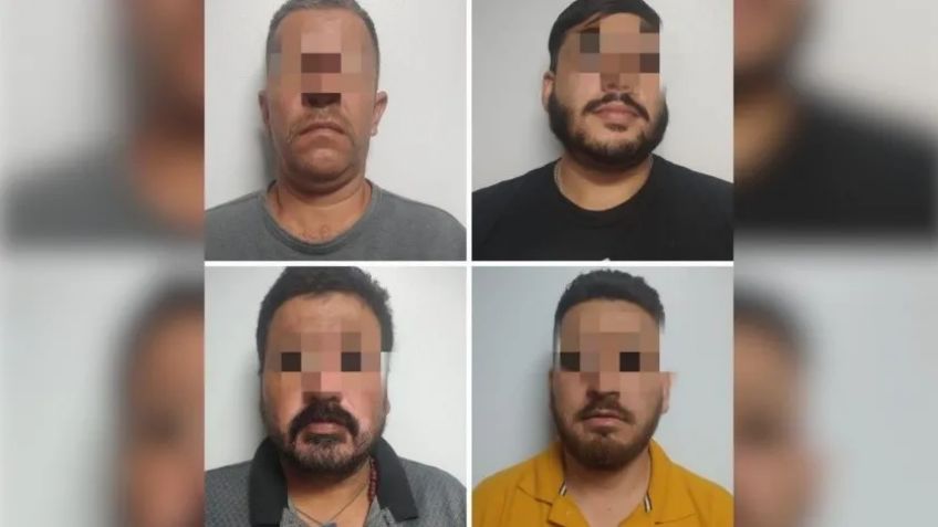 Elementos de la AMIC capturan a cuatro sujetos con arsenal de armas en SLRC