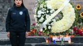 Desde Tlatelolco Sandra Cuevas conmemora el 2 de octubre y pide no "vivir de rodillas"