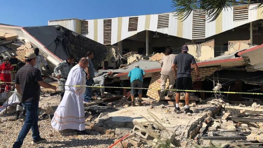 ¿Predijo la tragedia? Antes del colapso de Iglesia en Tamaulipas, feligrés hizo advertencia