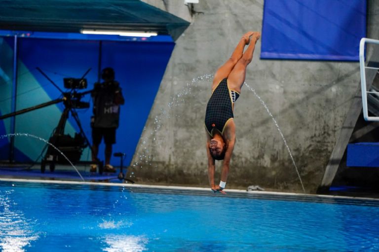 Mexicana Alejandra Estudillo, fuera de la final de clavados en Panamericanos por reglamento