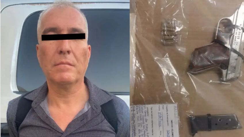 A punta de pistola, Manuel atraca negocio en Ciudad Obregón, Sonora; así lo detuvieron