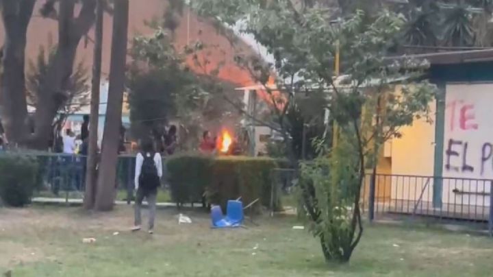Encapuchados queman a 4 personas en el CCH Azcapotzalco; la UNAM procederá legalmente