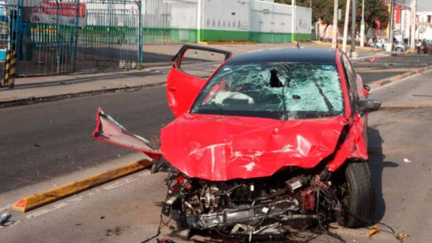 Fatídico accidente en Ecatepec deja un muerto; motociclista se destroza la cabeza