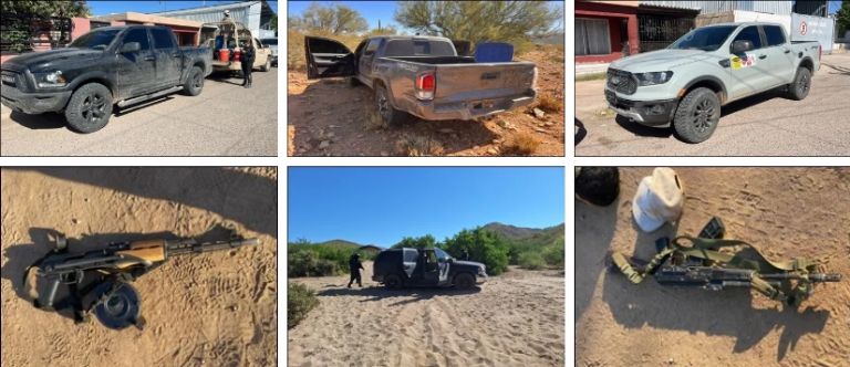 En Sonora, detienen a presuntos sicarios. Foto: Facebook