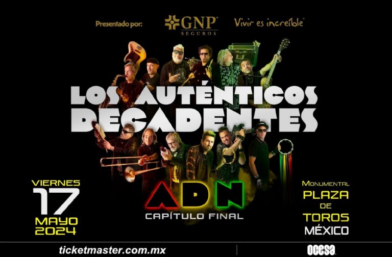 Los auténticos decadentes anuncian su regreso a México