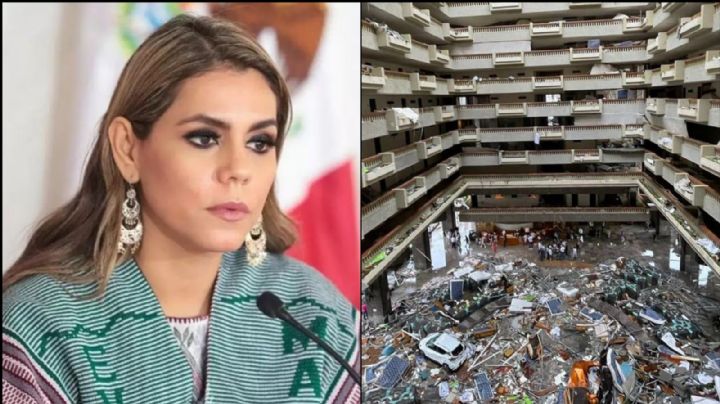 Huracán 'Otis' causa afectaciones en 80% de los hoteles de Acapulco, según Evelyn Salgado