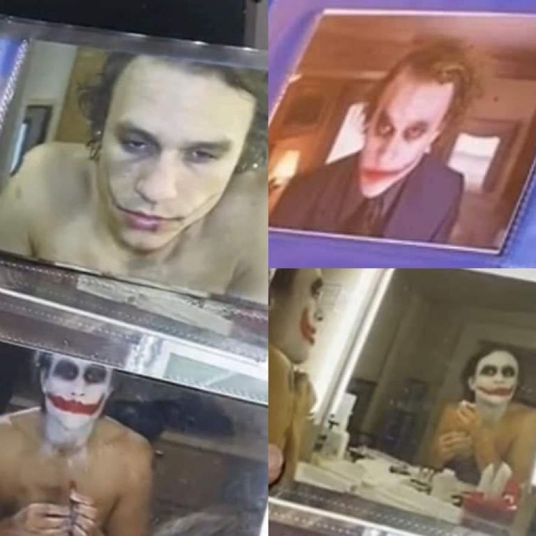 Revelan imágenes inneditas de Heath Ledger preparándose para ser el Guason