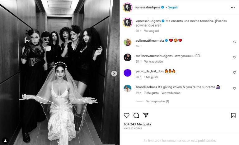 Vanessa Hudgens deslumbra en Instagram con un atrevido vestido de novia