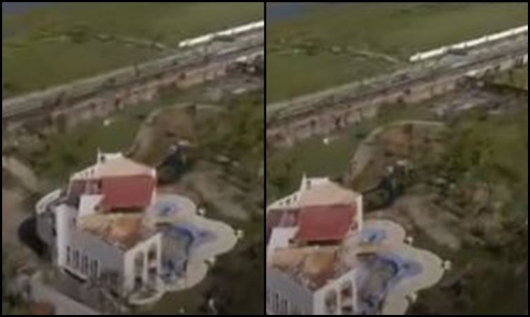 Así quedó la casa de Luis Miguel tras el huracán 'Otis'